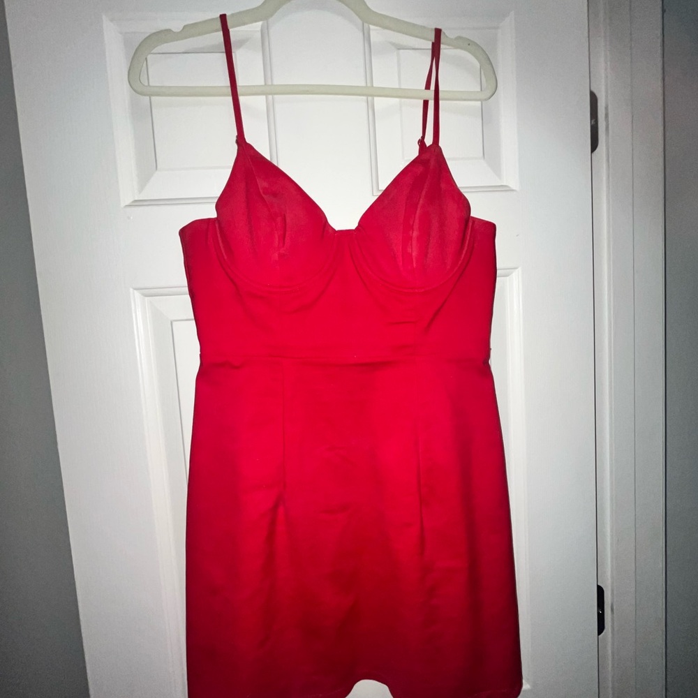 Elegant Red Women's Dress